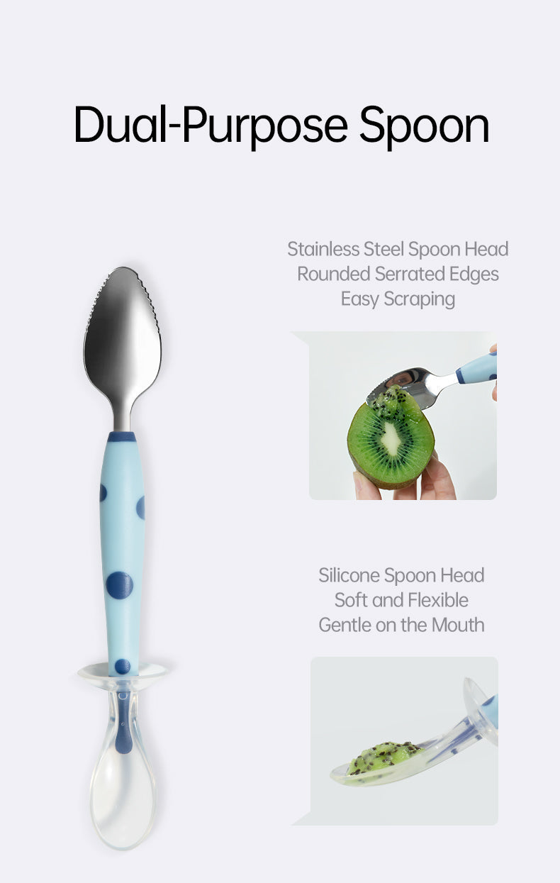 Bebetour Dual-Head Scrape & Feed Spoon Bebetour Australia